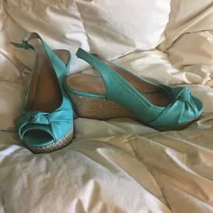 Apt. 9 wedge sling back espadrilles